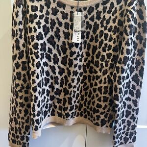 Alice + Olivia Animal Print Sweater